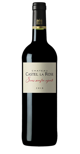 Château Castel la Rose - Côtes de Bourg Sans soufre ajouté 2018