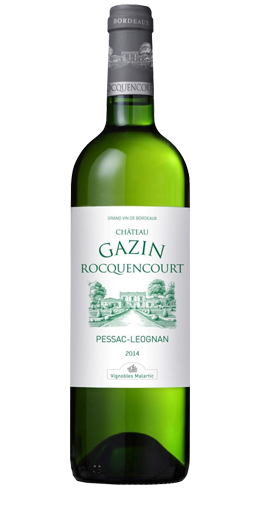 Château Gazin Rocquencourt blanc 2014
