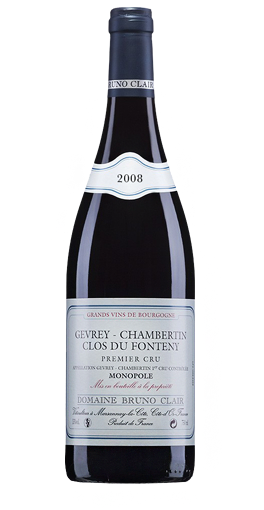 Domaine Bruno Clair - Gevrey-Chambertin 1er Cru Clos du Fonteny 2008 - Monopole