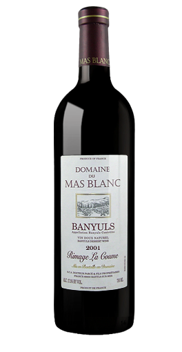 Domaine du Mas Blanc - Banyuls Rimage La Coume 2001