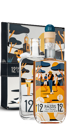 Pastis 12/12 Coffret Pétanque + Carafe