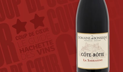 VINS COTE-ROTIE  2* COUP DE COEUR HACHETTE en soldes sur 1JOUR1VIN