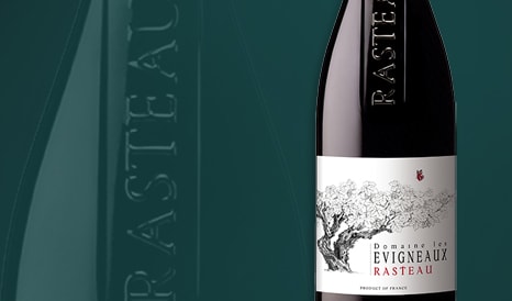 VINS EVIGNEAUX  RASTEAU MEDAILLE D'OR à bas prix sur 1JOUR1VIN