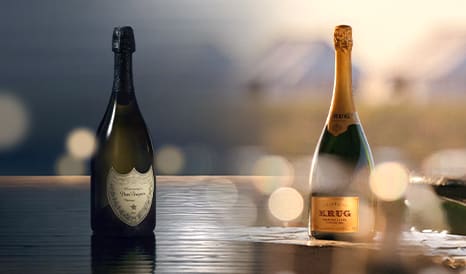 VINS KRUG VS DOM PERIGNON à bas prix chez 1JOUR1VIN