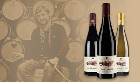 VINS STEPHANE OGIER, PARMI LELITE DU RHONE NORD à super prix chez 1JOUR1VIN