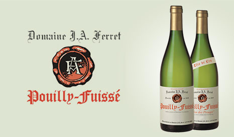 VINS DOMAINE J.A FERRET  POUILLY-FUISSE en promo chez 1JOUR1VIN