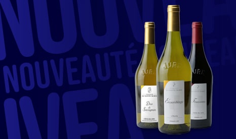 VINS NOUVEAUTE JURASSIENNE à prix discount chez 1JOUR1VIN