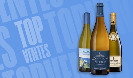 VINS BIO TOP VENTES CHABLIS à prix discount chez 1JOUR1VIN
