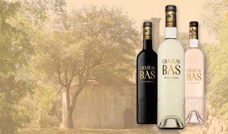 VINS BIO CHATEAU BAS  COTEAUX D'AIX en vente privilège chez 1JOUR1VIN