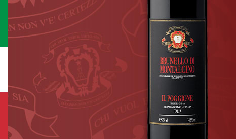 VINS IL POGGIONE  BRUNELLO DI MONTALCINO en vente privilège sur 1JOUR1VIN