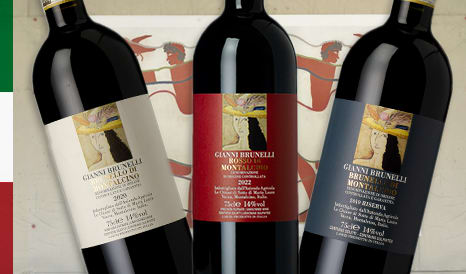 VINS GIANNI BRUNELLI  BRUNELLO DI MONTALCINO à prix discount sur 1JOUR1VIN