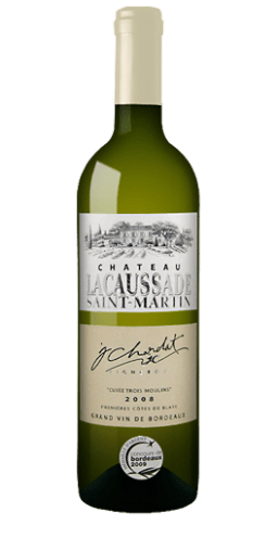 Château Lacaussade Saint-Martin - Trois Moulins Blanc 2008