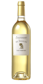 Château Sigalas Rabaud Sauternes Lieutenant de Sigalas blanc 2009