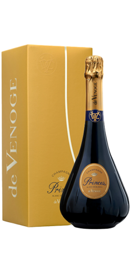 Champagne De Venoge Princes Blanc de Blancs avec étui