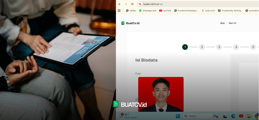 Ilustrasi Cara Membuat CV Online Gratis dan Praktis (Update 2025)