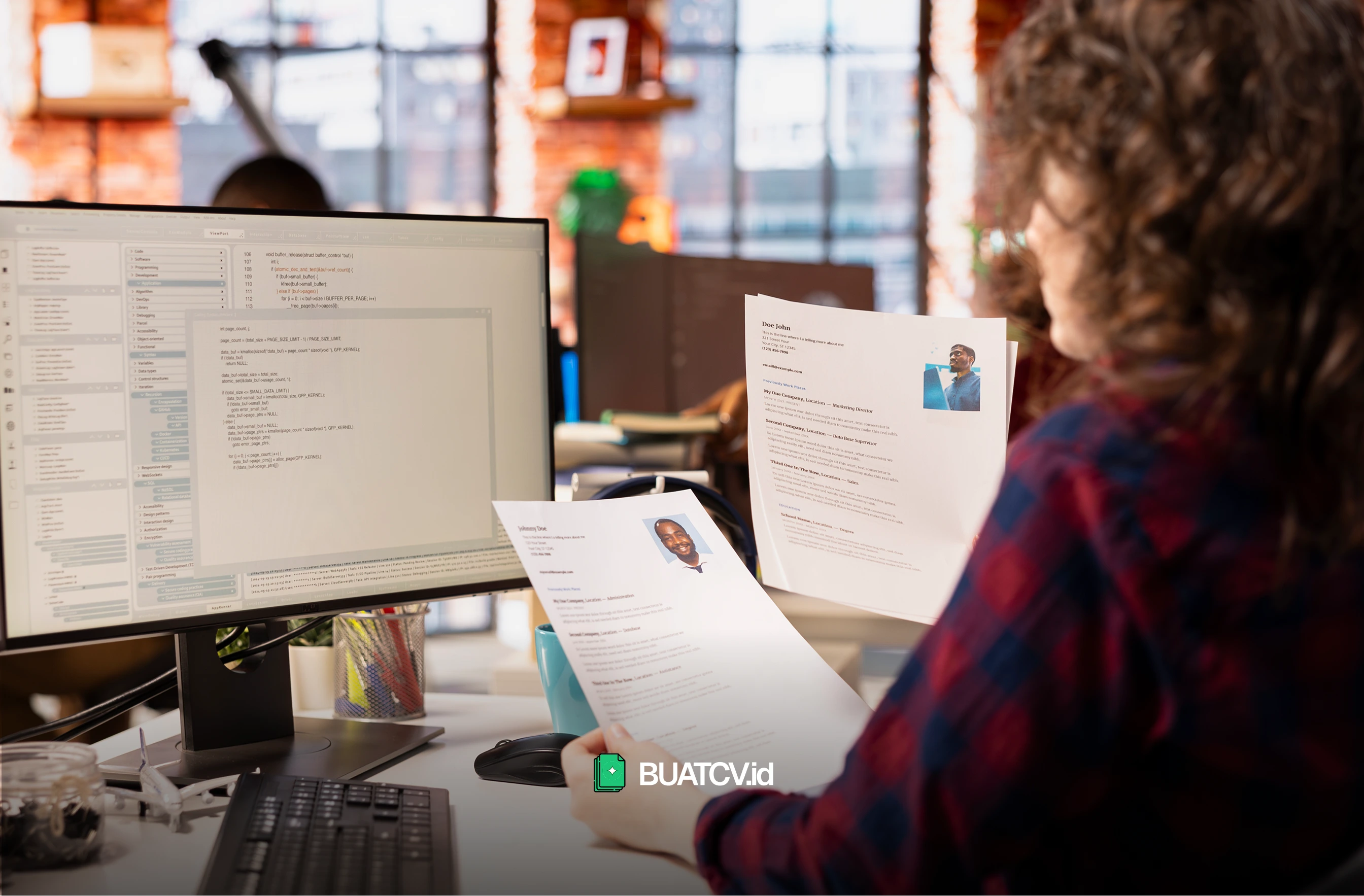 Ilustrasi CV Online untuk Developer: Cara Cepat Membuat CV Relevan Sesuai Lowongan