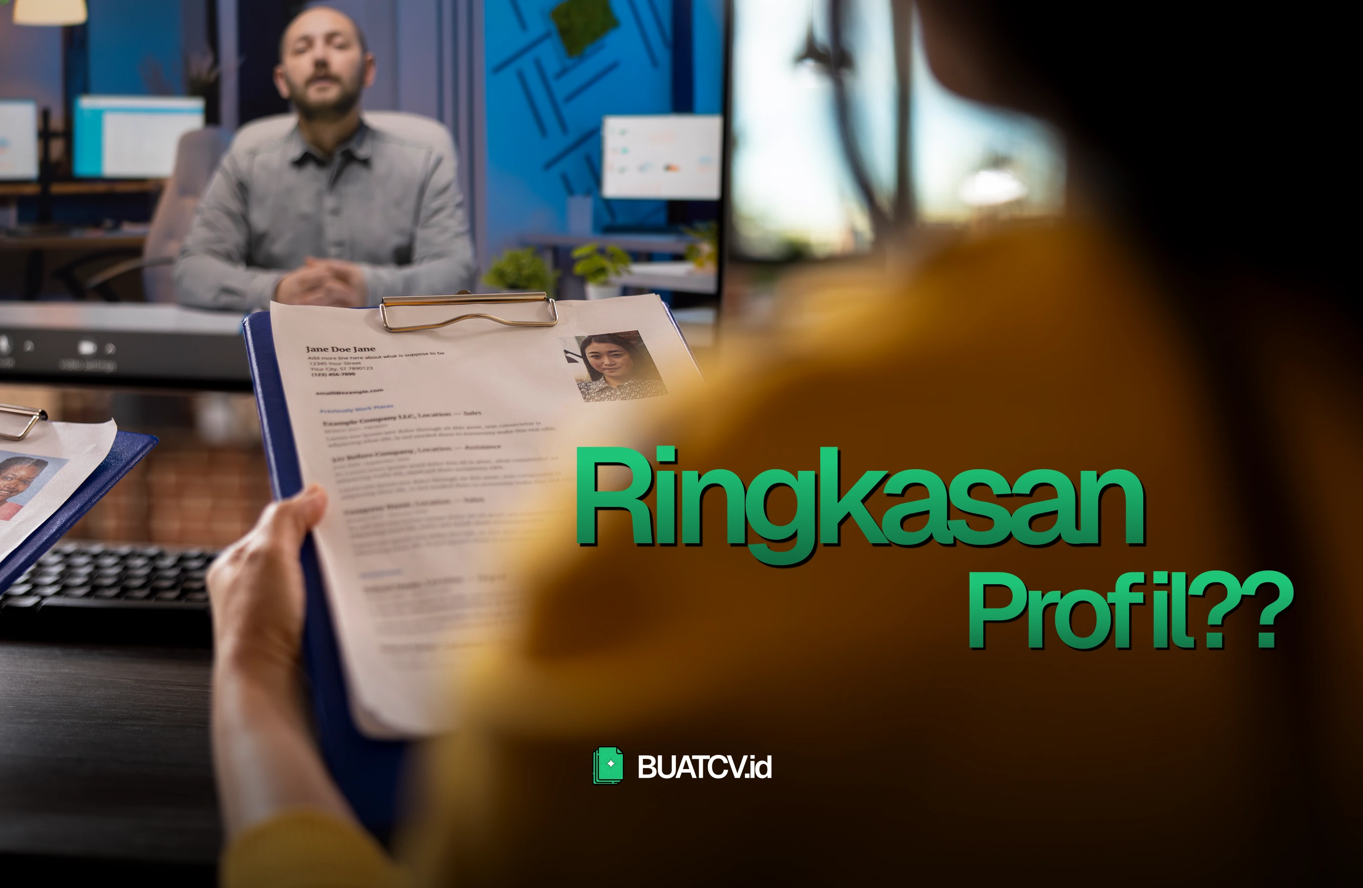 Ilustrasi Cara Menulis Ringkasan Profil CV untuk Lulusan Baru