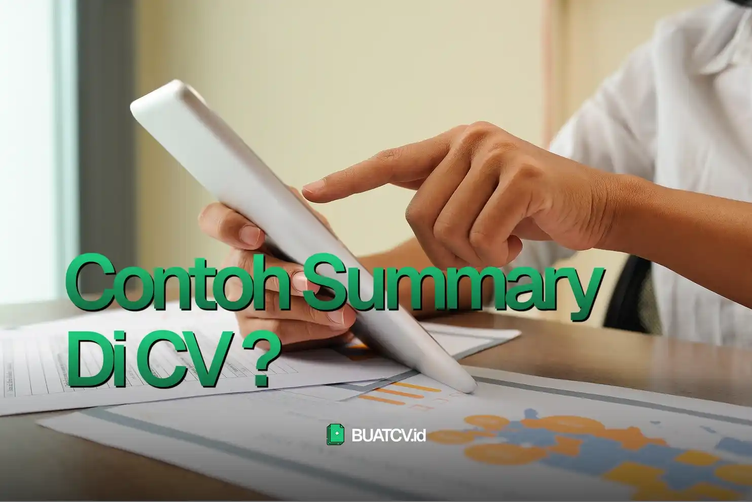 Ilustrasi Contoh Summary CV yang Profesional
