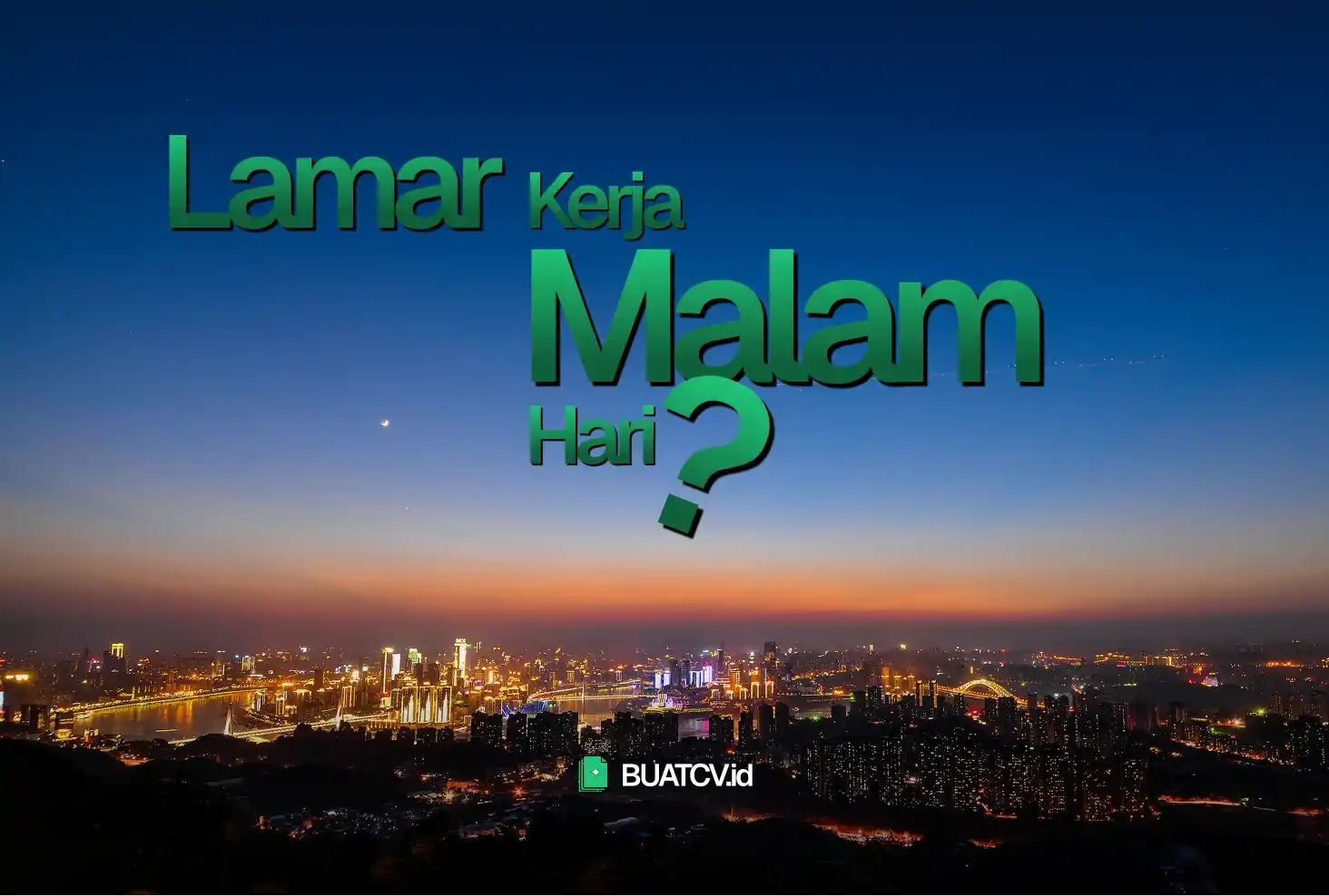 Apakah Melamar Pekerjaan Malam Hari Berpengaruh?