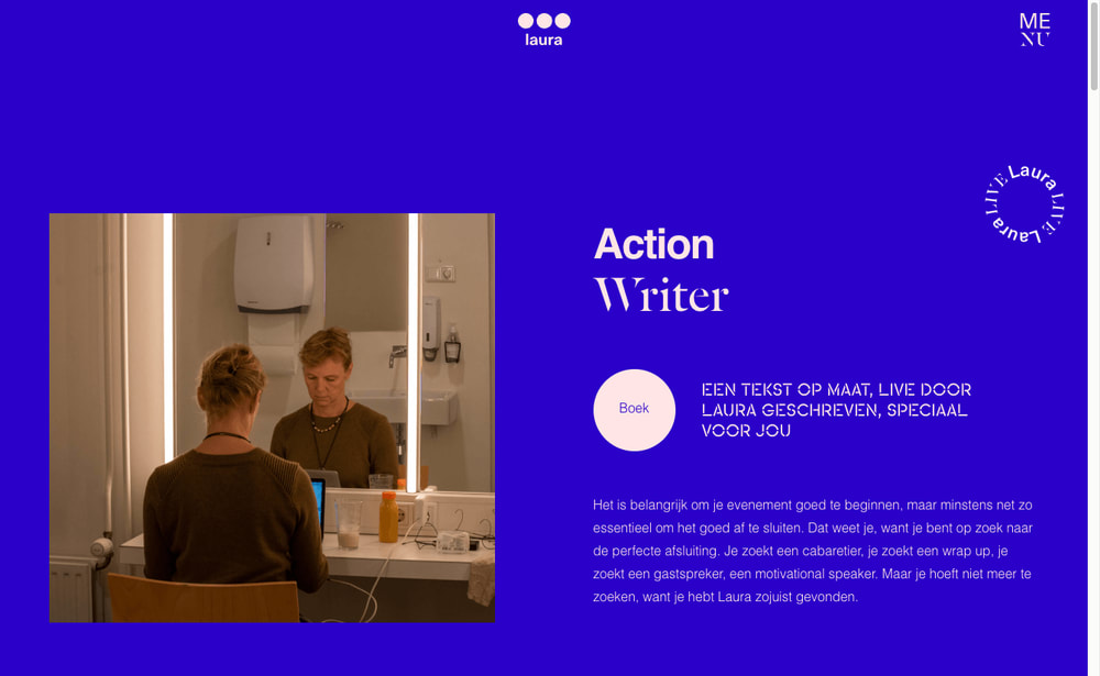 Laura's action write page