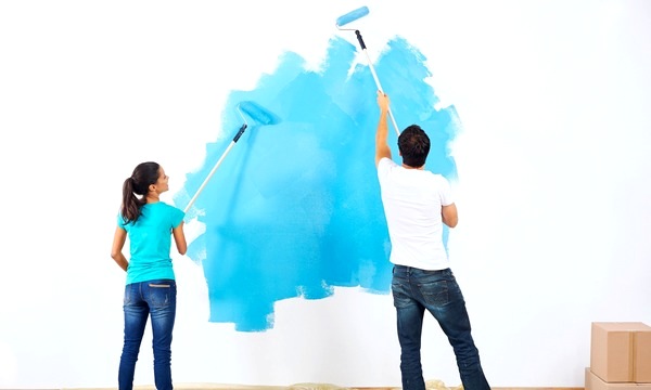 Eco-friendly painting at home