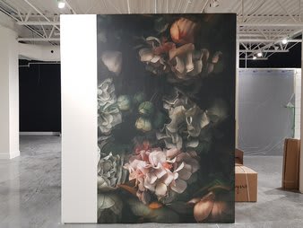 Manon Leblanc Mural – Floral Drama. picture 1