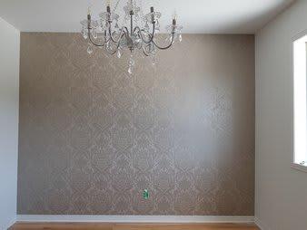 Crown Signature Damask Wallpaper Biscuit M1066. picture 1