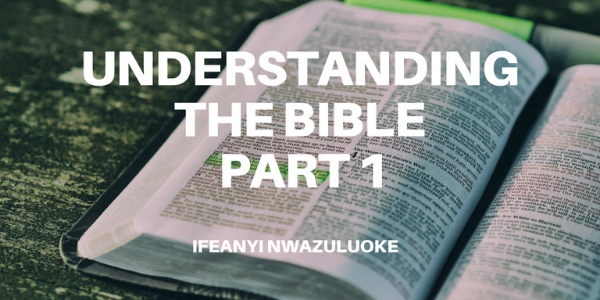 UNDERSTANDING THE BIBLE PART 1 image