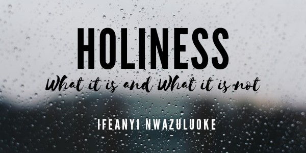 HOLINESS(what it is and what it is not) image