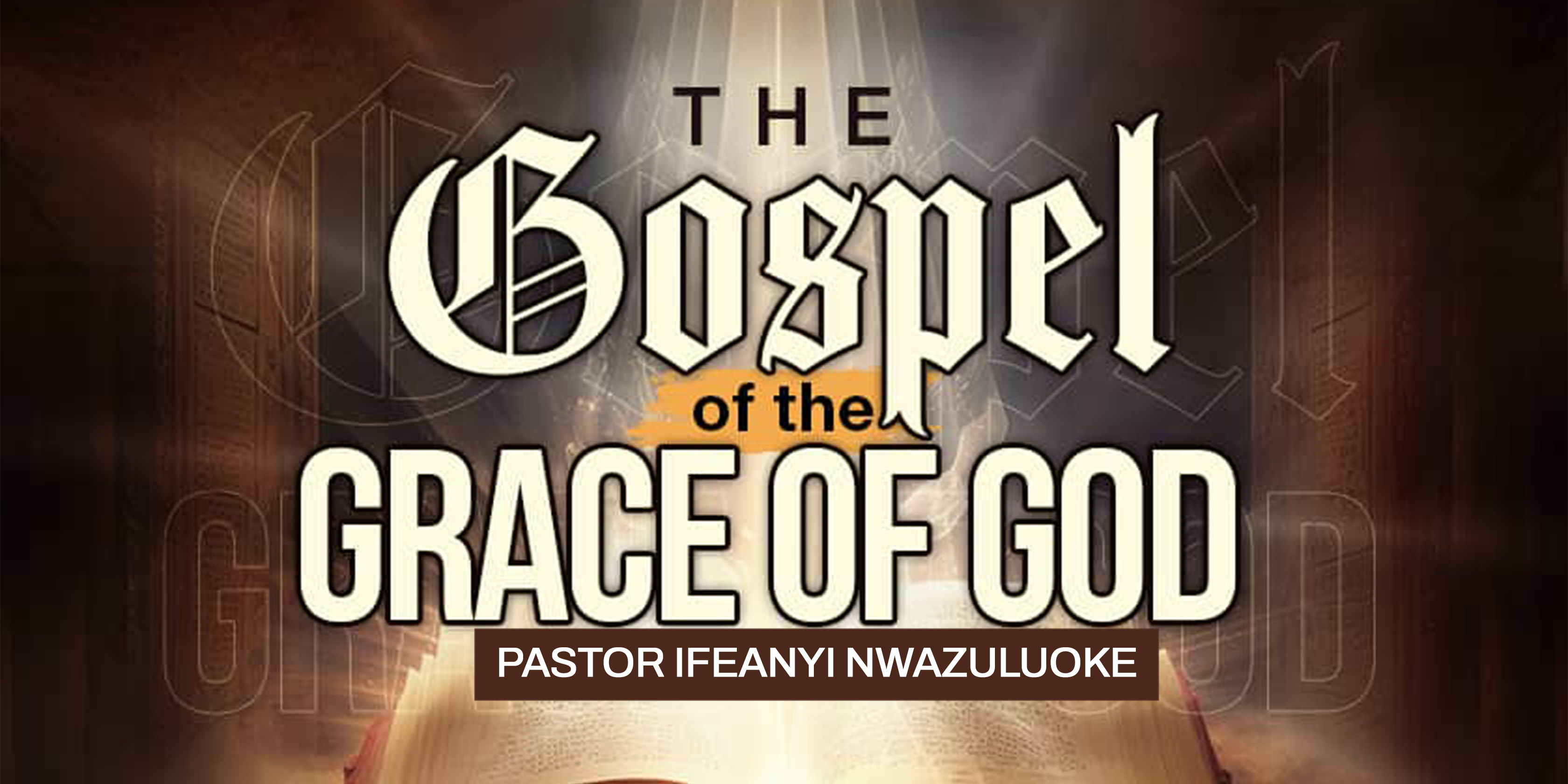 THE GOSPEL OF THE GRACE OF GOD 2023 image