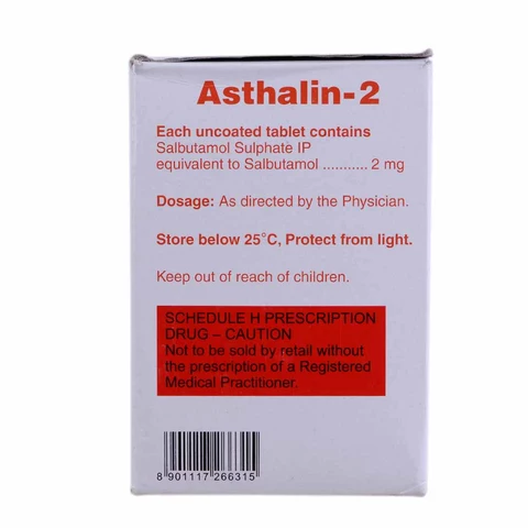 ASTHALIN 2MG TAB 45S