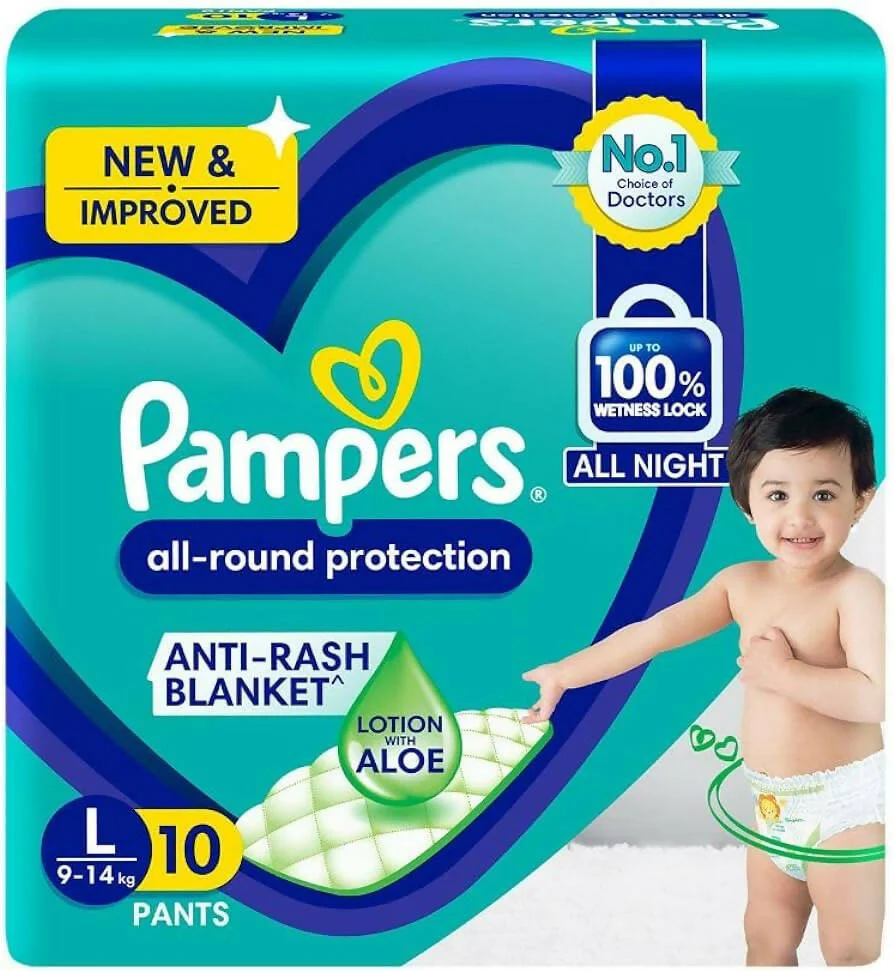 PAMPERS BLUEPANTS LG 4S