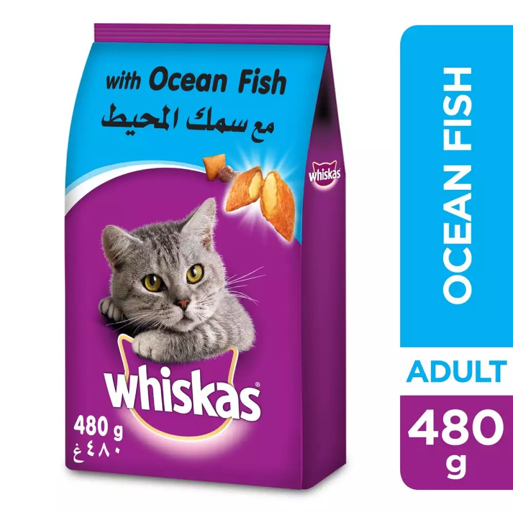 WHISKAS POC OCEANFISH 480G