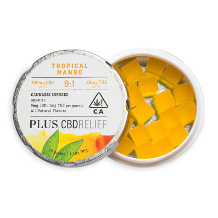 CBDRelief Tropical Mango 9:1 by Plus Products