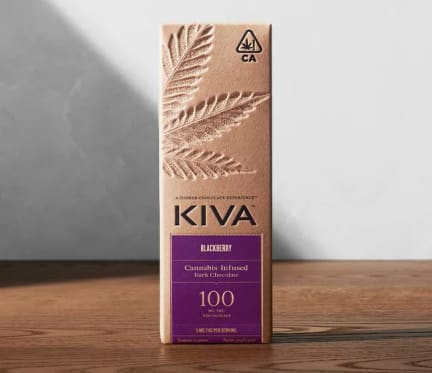 Blackberry Dark Chocolate Kiva Bar by Kiva