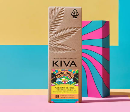 Munchies Milk Chocolate Kiva Bar by Kiva