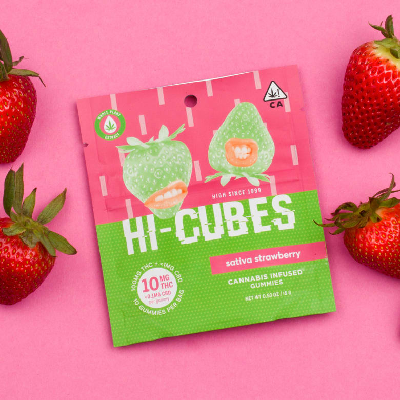 Hi-Cubes  Sativa Strawberry by Plus Products