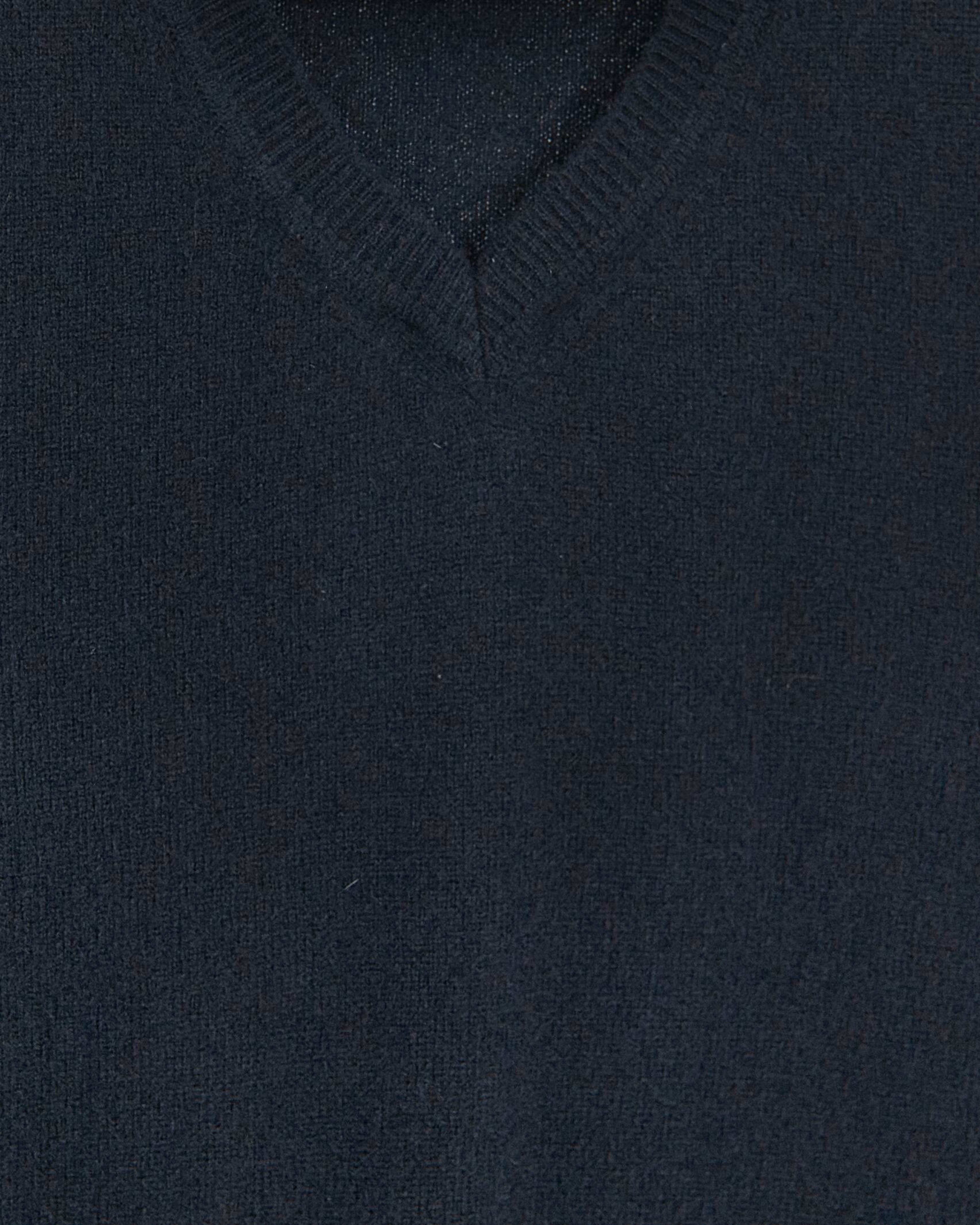 Close-up of soft cashmere jumper in black