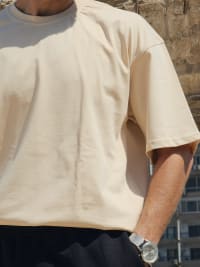 Basic Interlock Oversize T-Shirt