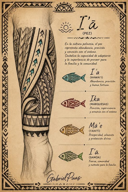 Símbolo polinésico I'ā (pez)