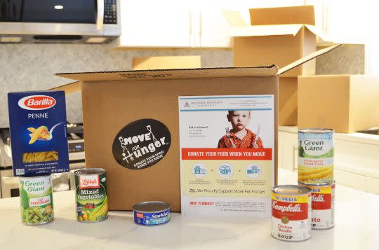 Donate Food - Choose a Moving Company that Partners with Move For Hunger