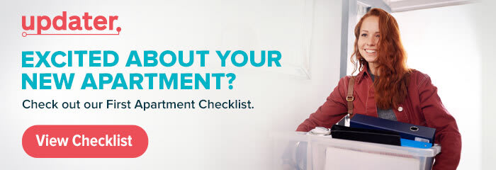 First Apartment Checklist Ad