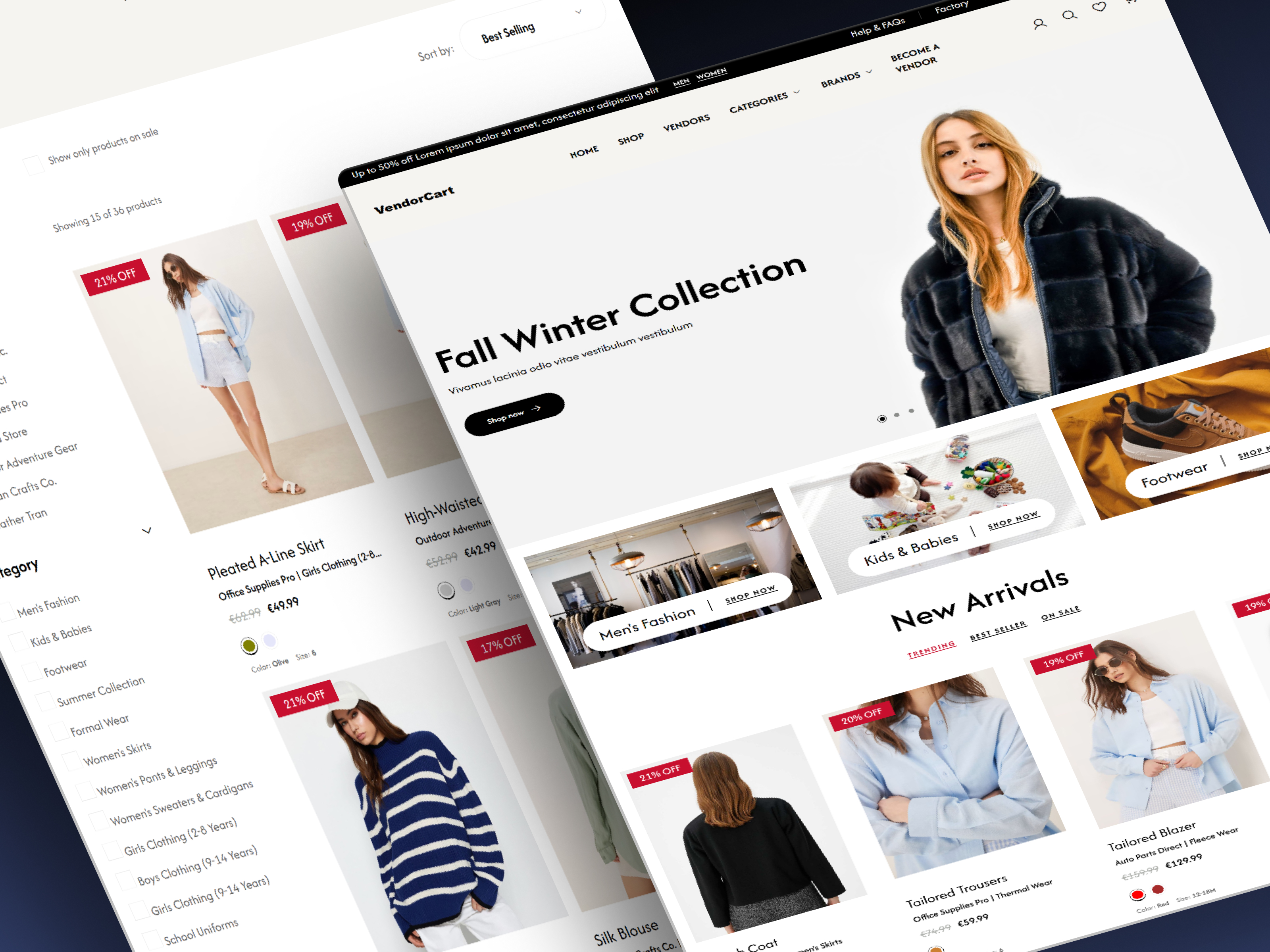 VendorCart - Multi-Vendor E-commerce Platform