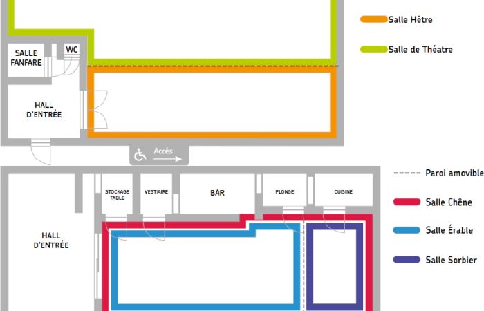 Location de salle à Cremeaux