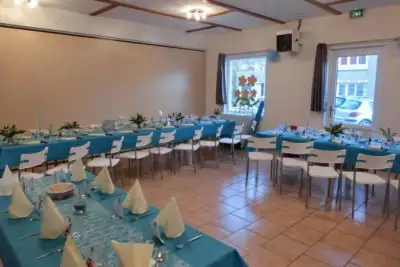 Salle de réception à la ferme des délices