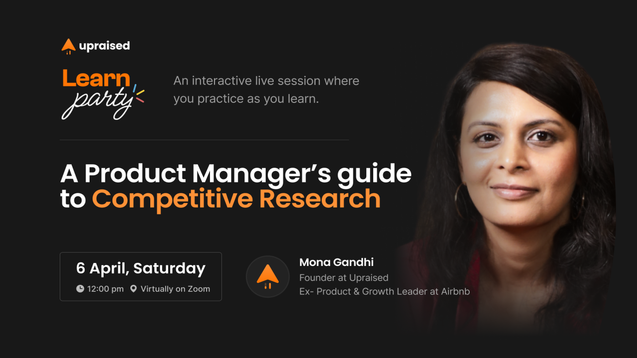 A Product Manager's guide to Competitive Research