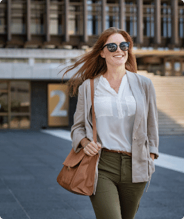 woman walking