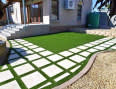 Artifical Grass   Buffalo Grass And Decorative Stones Pebbles