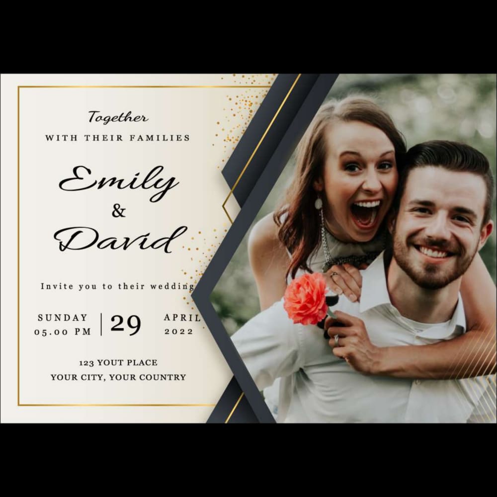 An Eye Catching Save the Date, Wedding, and Party Invitation ...