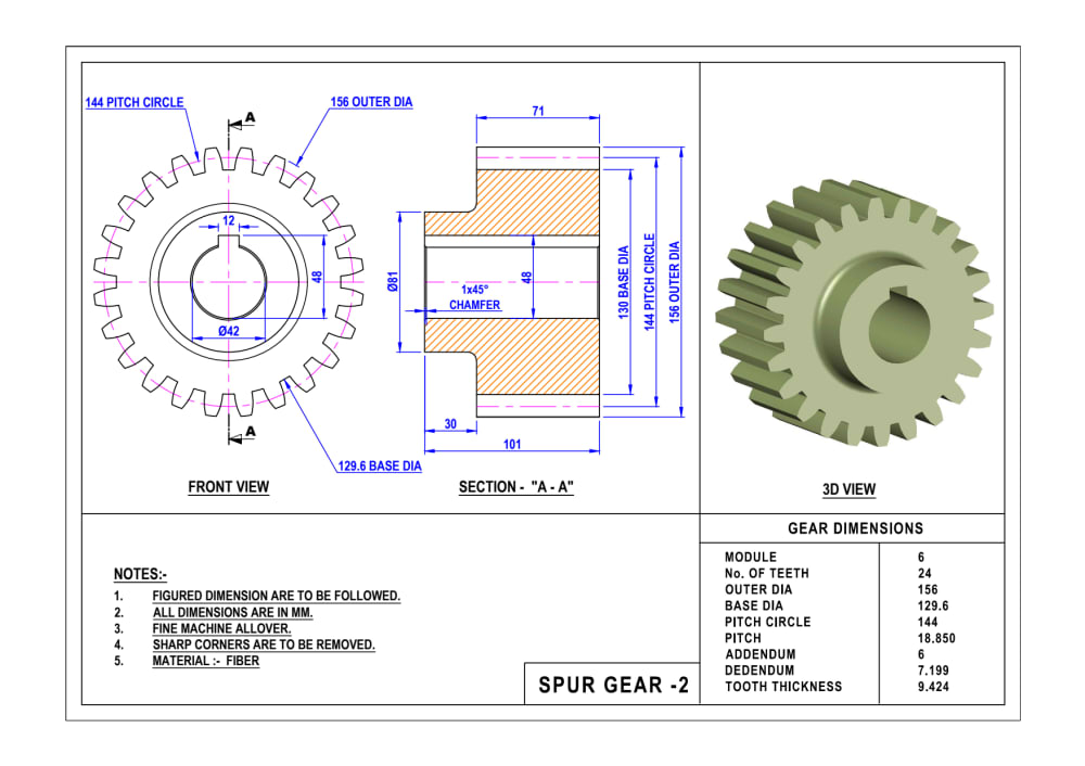 AutoCAD practice drawings with PDF eBook